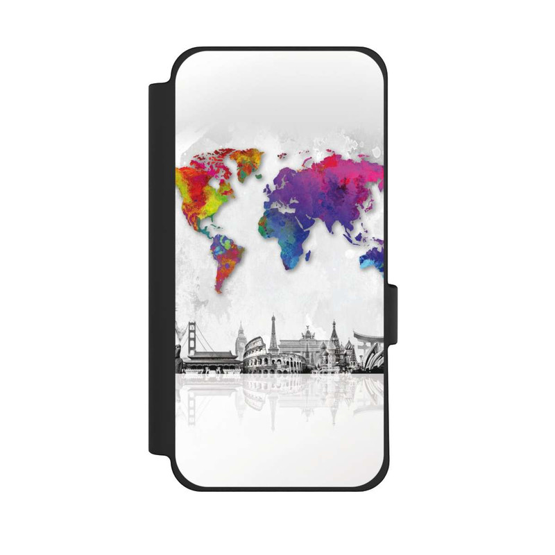 Pixel 10 Pro XL NIVOflip Carte du monde avec l'horizon