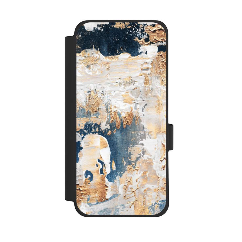 Pixel 10 Pro XL NIVOflip Abstraktion Blau und Gold