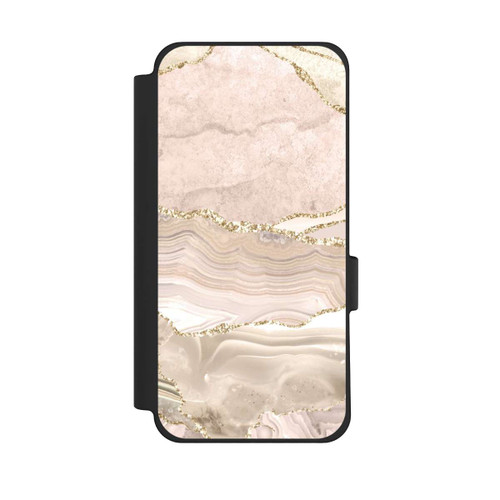 Google Pixel 10 Pro XL NIVOflip Marmor rosa-goldene Streifen