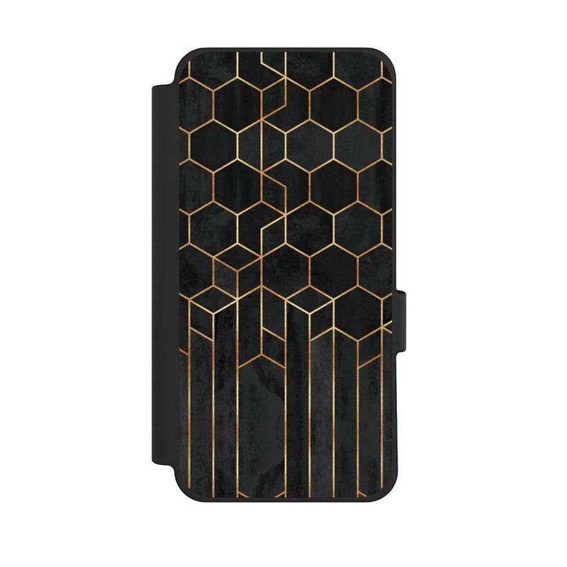 Pixel 10 Pro XL NIVOflip Hexagones noirs