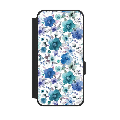 Google Pixel 10 Pro XL NIVOflip Bouquets de fleurs d'hiver bleu
