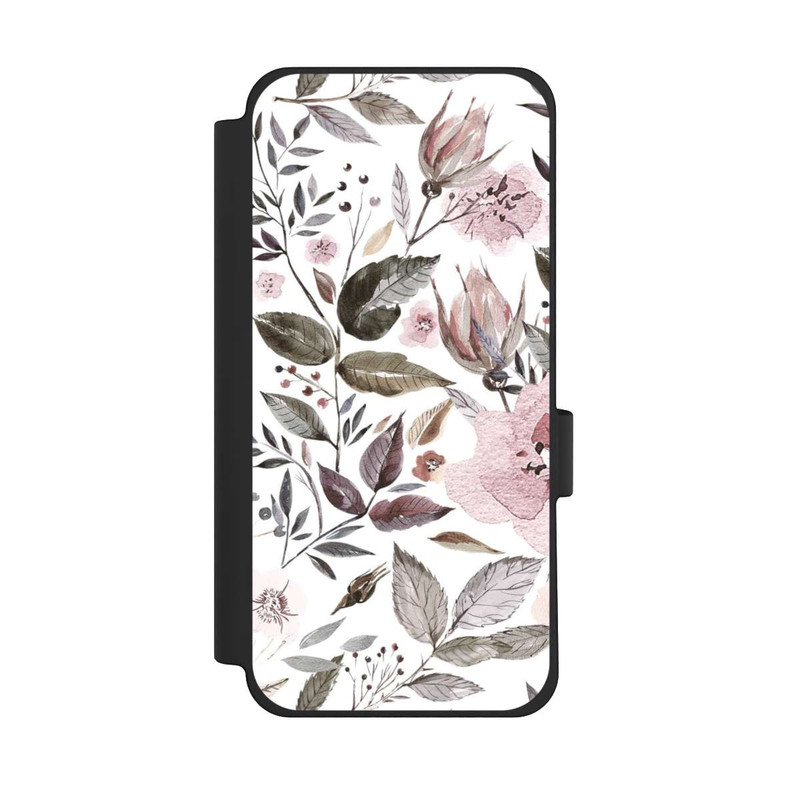 Pixel 10 Pro XL NIVOflip Aquarelle Fleurs Roses Brunes