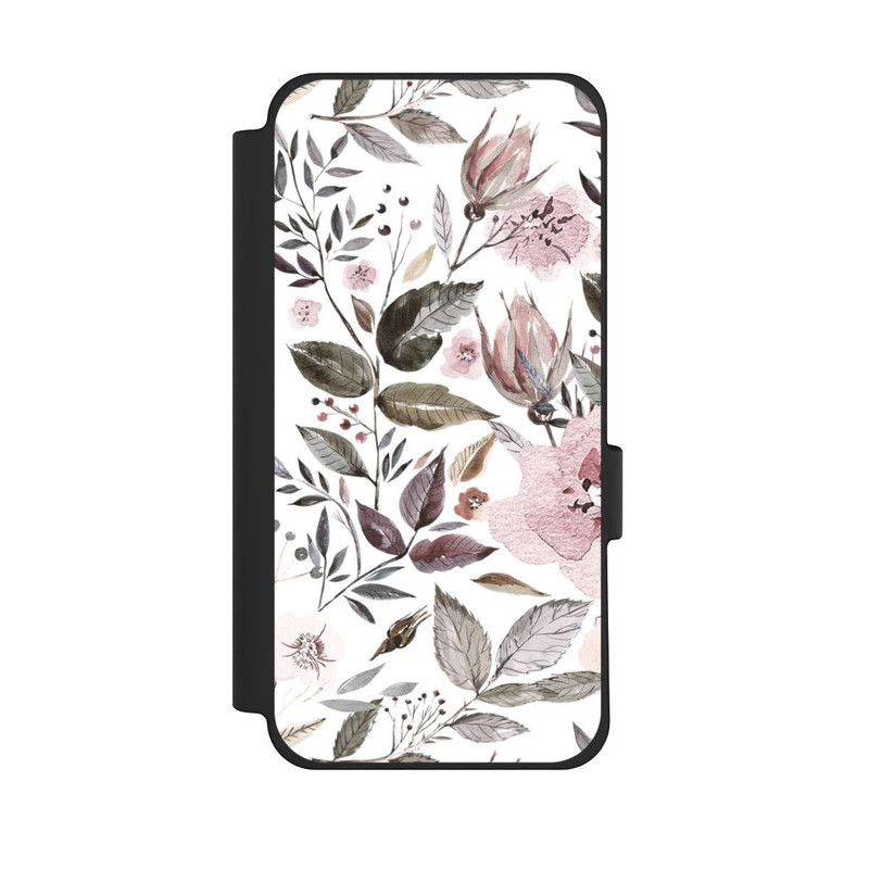 Pixel 10 Pro XL NIVOflip Aquarelle Fleurs Roses Brunes