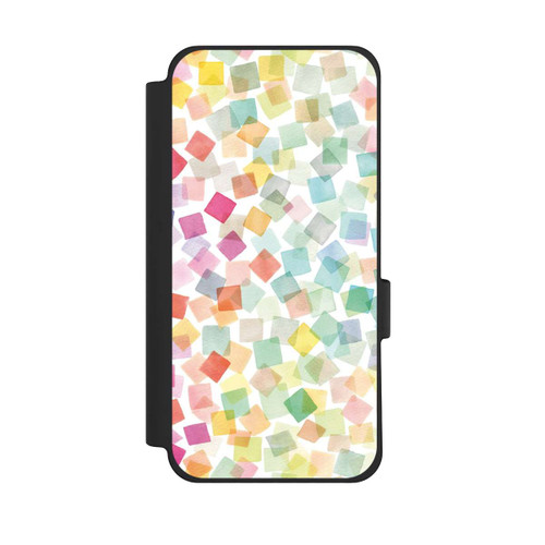 Google Pixel 10 Pro XL NIVOflip Confettis Plaids Géométriques Arc-en-ciel