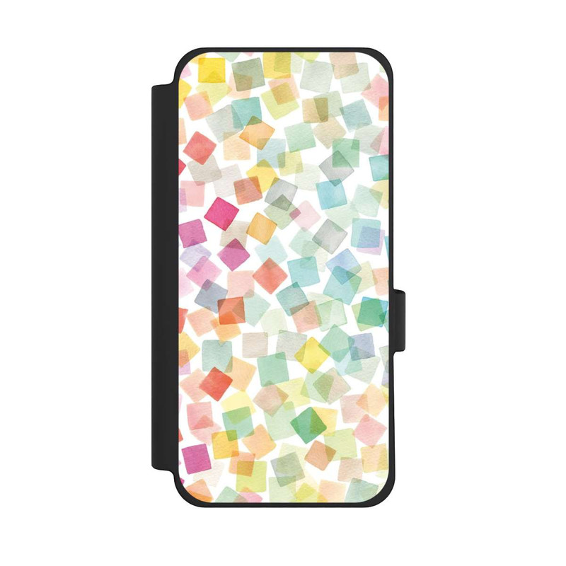 Pixel 10 Pro XL NIVOflip Confettis Plaids Géométriques Arc-en-ciel