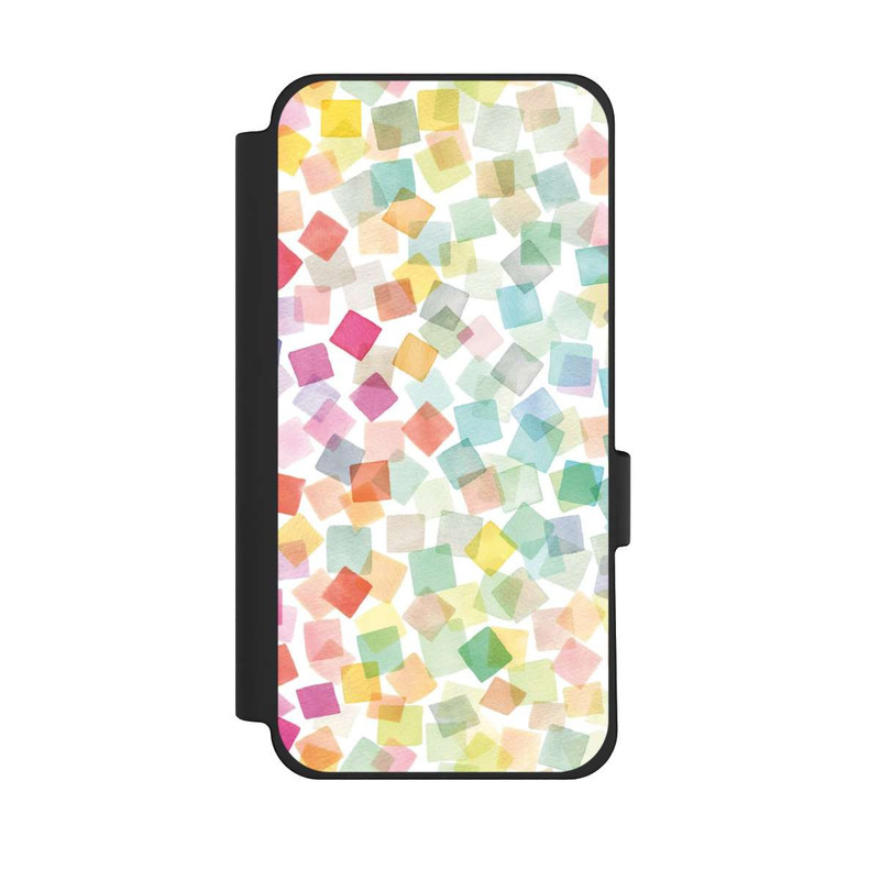Pixel 10 Pro XL NIVOflip Confettis Plaids Géométriques Arc-en-ciel