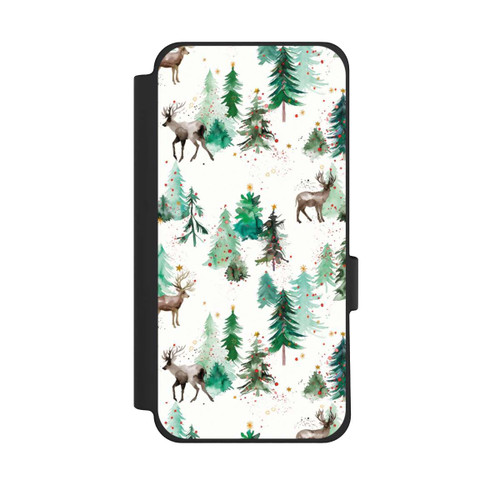 Google Pixel 10 Pro XL NIVOflip Cerfs et arbres de Noël d'hiver