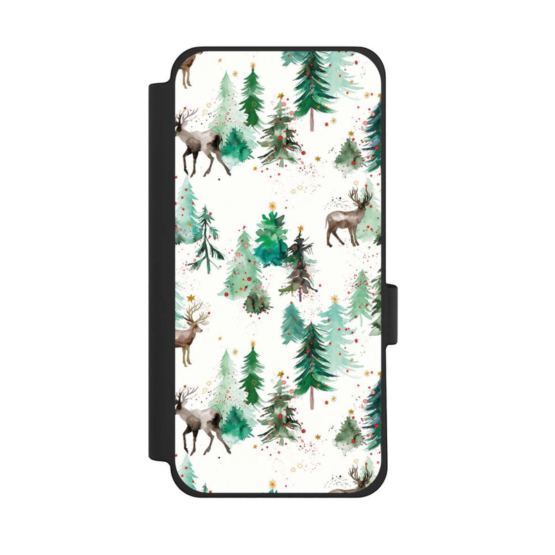 Pixel 10 Pro XL NIVOflip Cerfs et arbres de Noël d'hiver