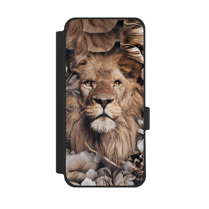 Pixel 10 Pro XL NIVOflip Löwe Blumenrahmen Beige