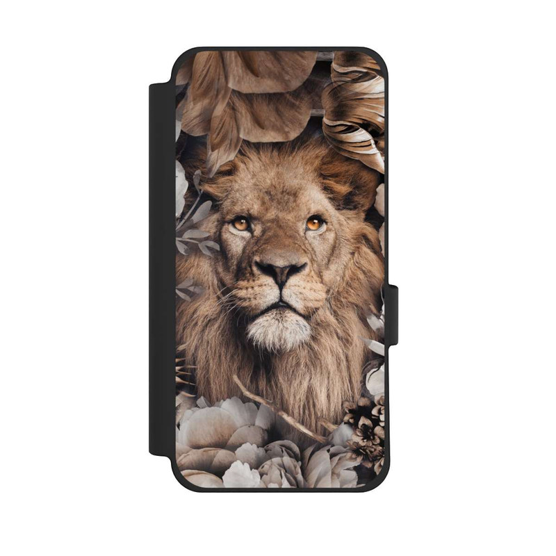 Pixel 10 Pro XL NIVOflip Löwe Blumenrahmen Beige
