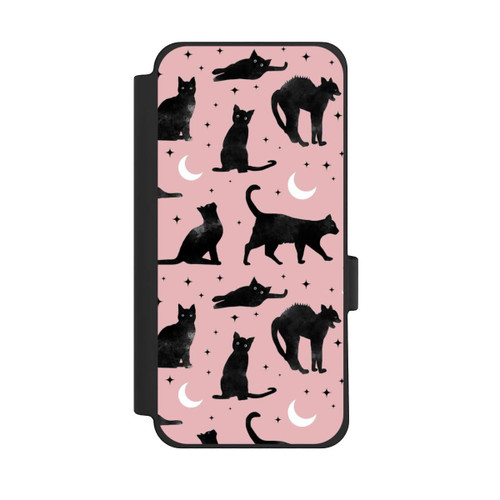 Google Pixel 10 Pro XL NIVOflip Katzen und Mond auf Rosa