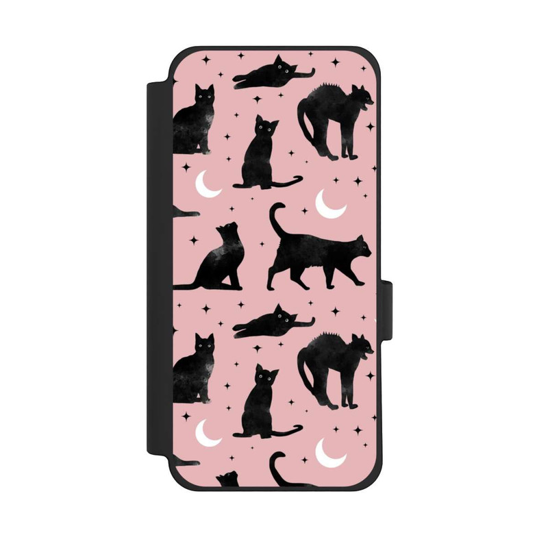 Pixel 10 Pro XL NIVOflip Lune & Chats Fond Rose