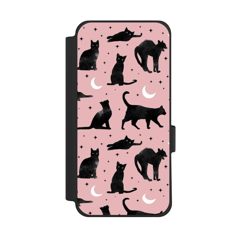 Pixel 10 Pro XL NIVOflip Lune & Chats Fond Rose