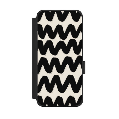 Google Pixel 10 Pro XL NIVOflip Black Waves Pattern