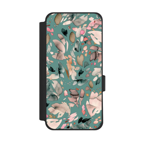Google Pixel 10 Pro XL NIVOflip Fleurs abstraites, pétales vert