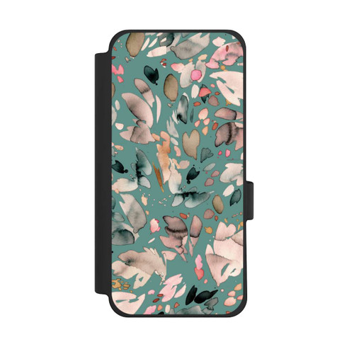 Google Pixel 10 Pro XL NIVOflip Abstrakte Blumenblätter grün