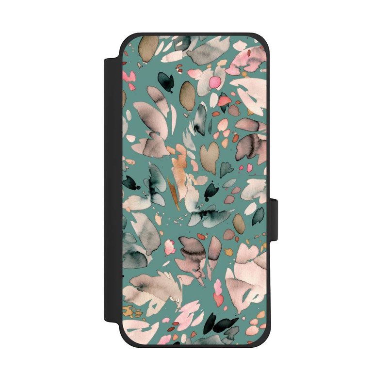 Pixel 10 Pro XL NIVOflip Fleurs abstraites, pétales vert