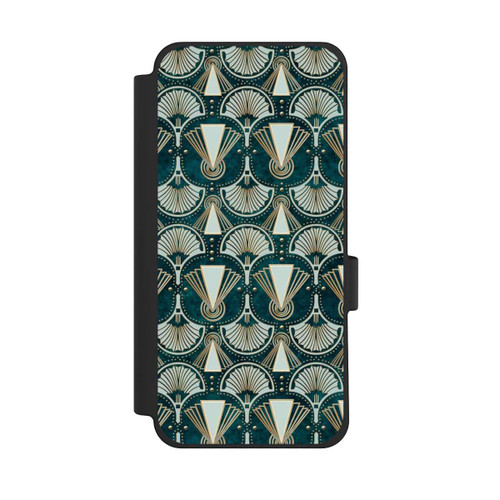 Google Pixel 10 Pro XL NIVOflip Art Deco Green Pattern