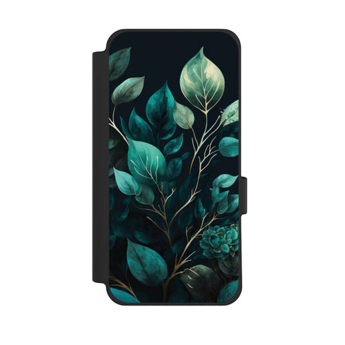 Google Pixel 10 Pro XL NIVOflip Grüne Eukalyptus Blätter mit dunklem Hintergrund mit KI
