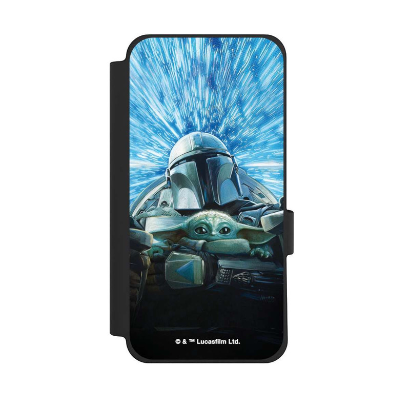 Pixel 10 Pro XL NIVOflip Grogu und Mando fliegen blau