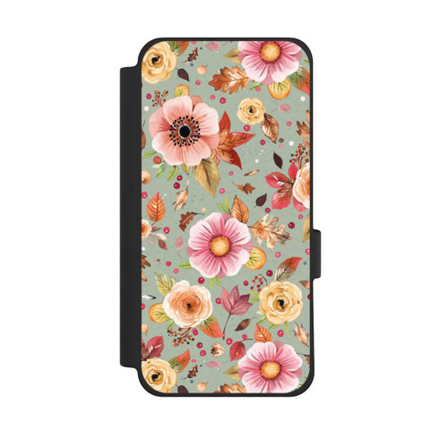 Google Pixel 10 Pro XL NIVOflip Fleurs d'automne Vert tendre
