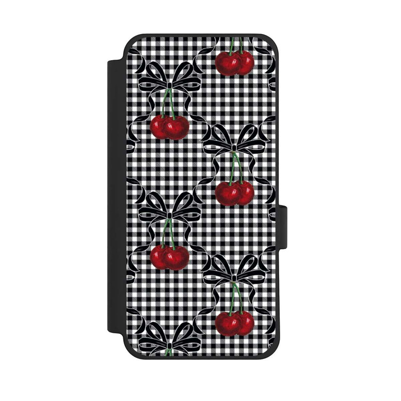 Pixel 10 Pro XL NIVOflip Cherry Pattern Black