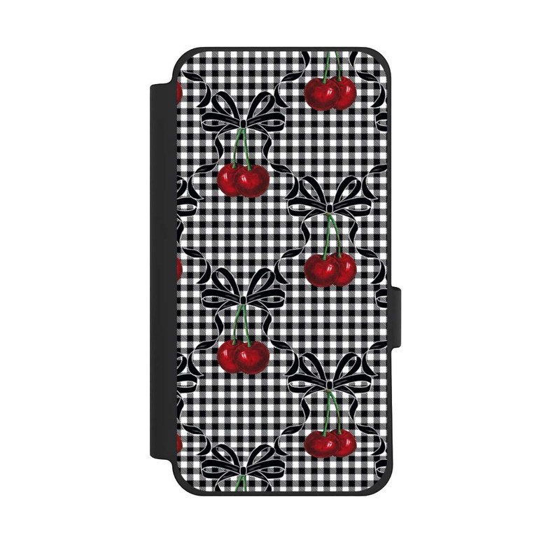 Pixel 10 Pro XL NIVOflip Cherry Pattern Black