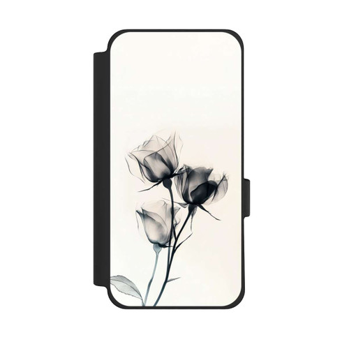 Google Pixel 10 Pro XL NIVOflip Schwarze Blume