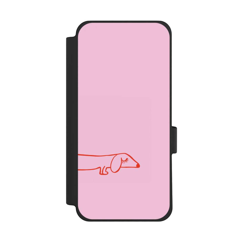 Pixel 10 Pro XL NIVOflip Dachshund Illustration Pink