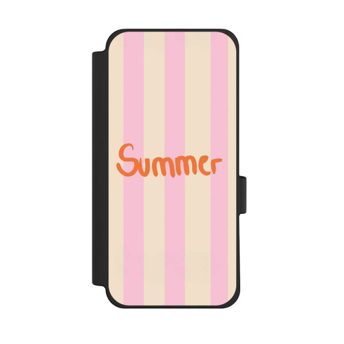 Google Pixel 10 Pro XL NIVOflip Summer- Rosa und Orange Streifen Hintergrund