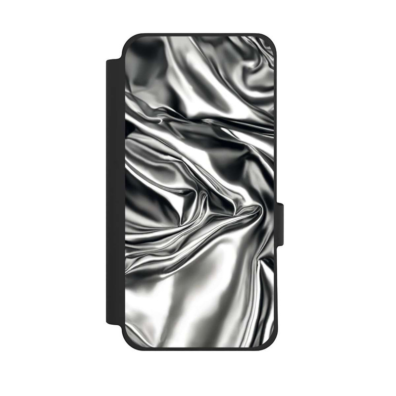 Pixel 10 Pro XL NIVOflip Glänzeder Chrome Silber Stoff mit KI