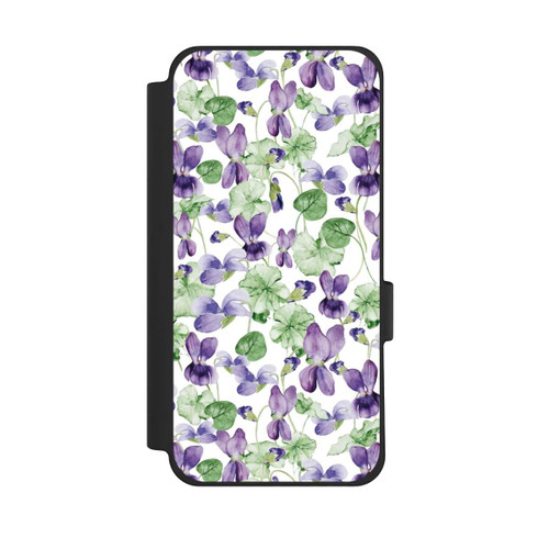 Google Pixel 10 Pro XL NIVOflip Purple Wildflowers Pattern Watercolor