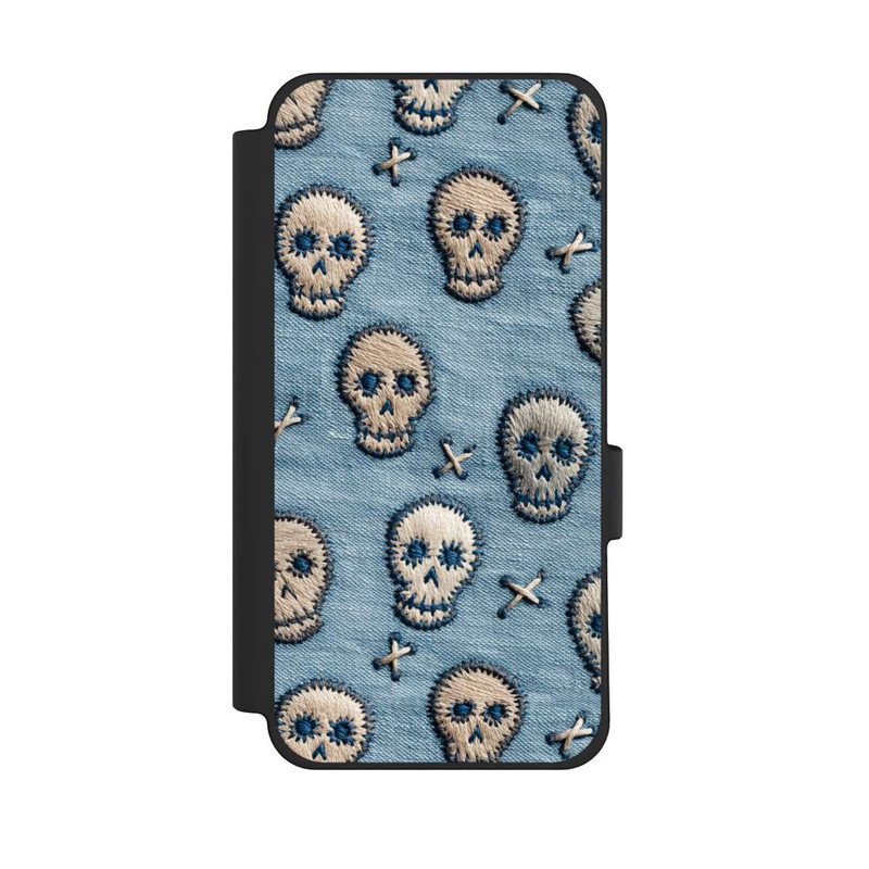 Pixel 10 Pro XL NIVOflip Skulls on Jeans Pattern