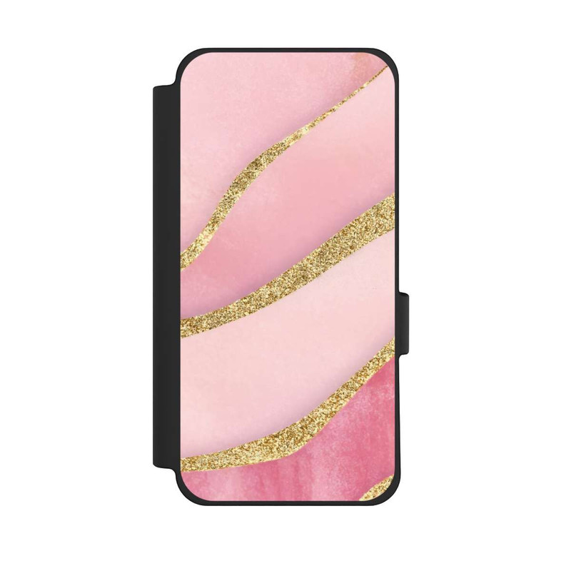 Pixel 10 Pro XL NIVOflip Pink Marble Goldprint Stripes