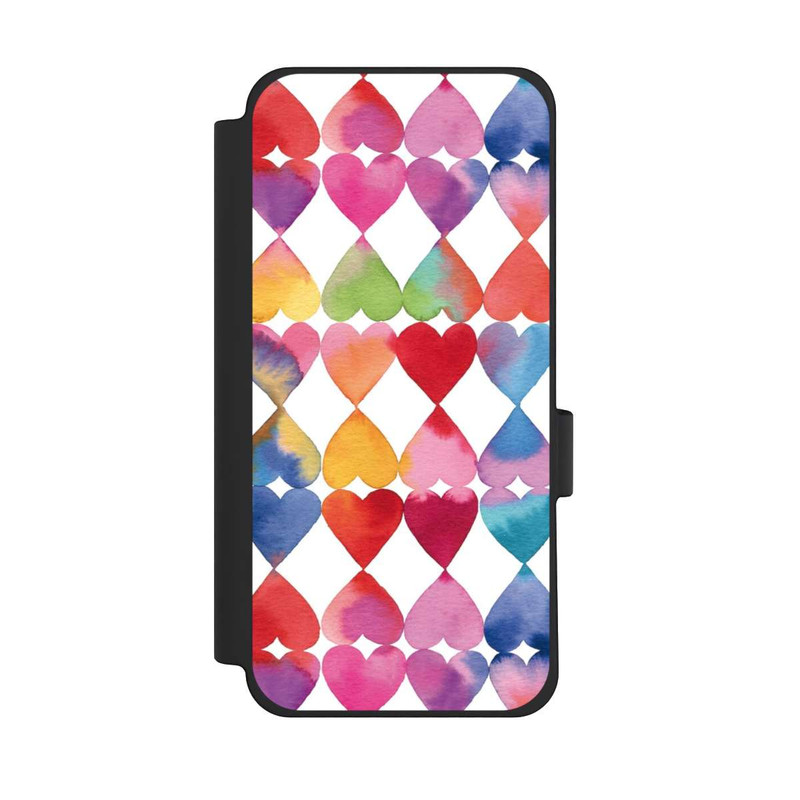 Pixel 10 Pro XL NIVOflip Buntes Herz Watercolor Muster