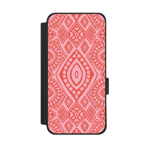 Google Pixel 10 Pro XL NIVOflip Boho Geometric Intricate Tribal Design in Shades of Pink