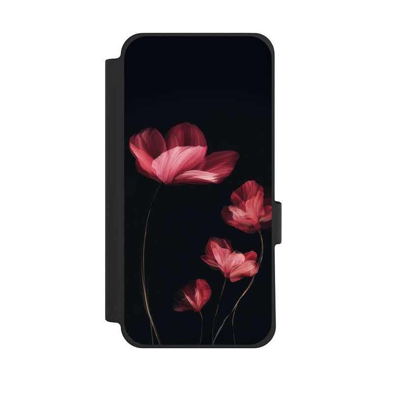 Pixel 10 Pro XL NIVOflip Burgunder Blüten schwarz