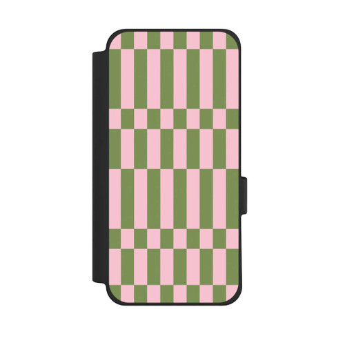 Google Pixel 10 Pro XL NIVOflip Sage and Pink Checked Pattern Theme