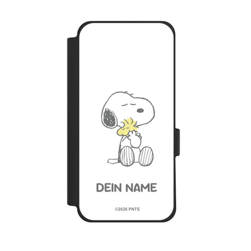 Google Pixel 10 Pro XL NIVOflip Snoopy And Woodstock Cuddling Personalisierbar