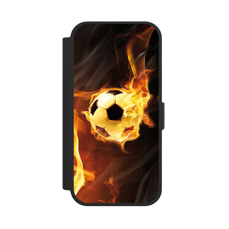 iPhone 17 NIVOflip Fußball in Flammen