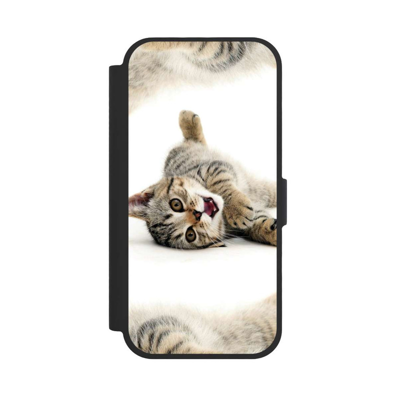 iPhone 17 NIVOflip Sich wälzende Katze
