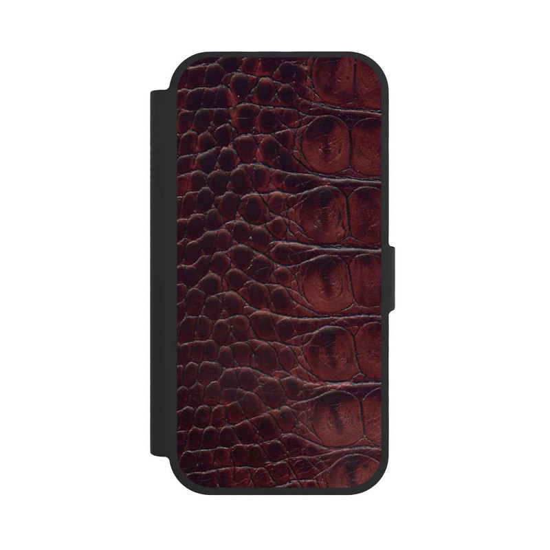 iPhone 17 NIVOflip Cuir de Crocodile