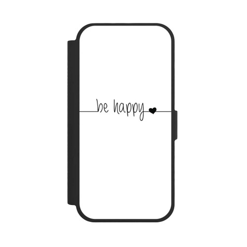 Apple iPhone 17 NIVOflip Be Happy Weisser Hintergrund