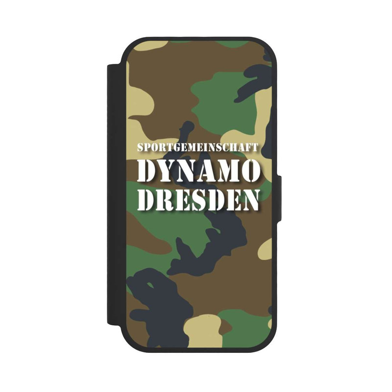 iPhone 17 NIVOflip SGDD Camouflage Grün - Dynamo Dresden