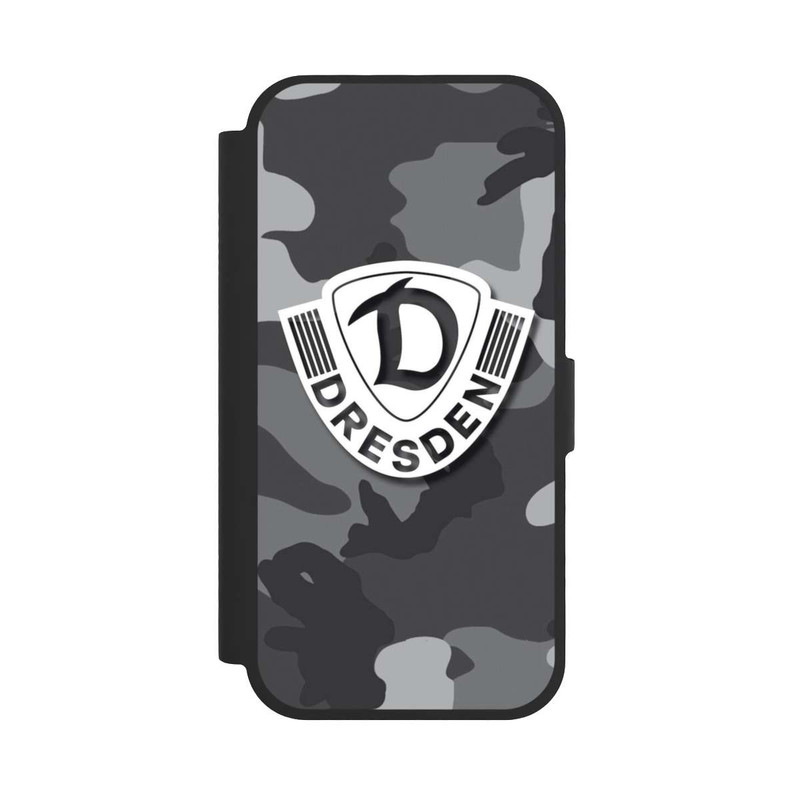 iPhone 17 NIVOflip Dresden Camouflage Grau - Dynamo Dresden