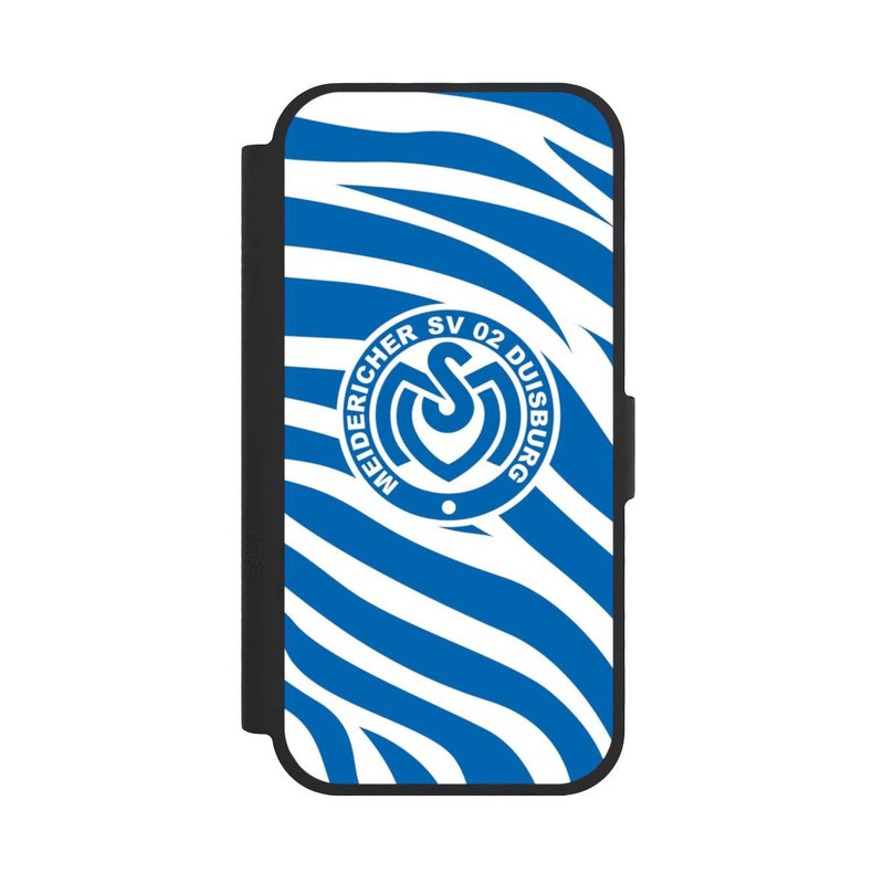 iPhone 17 NIVOflip Blaues Zebra MSV