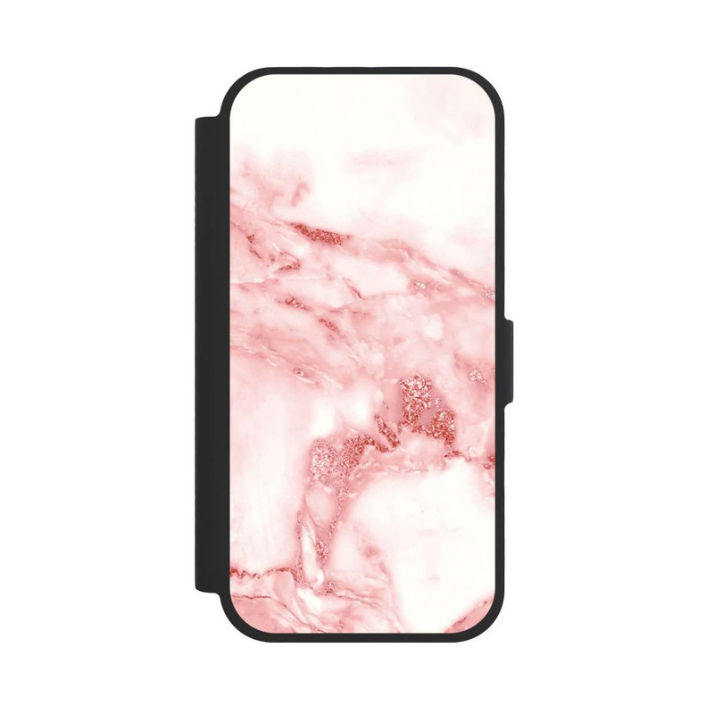iPhone 17 NIVOflip Marmor rosa und weiß