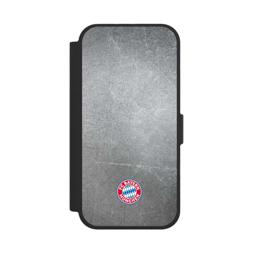  NIVOflip Klassisches FCB Logo Klein - Bunt auf Metalllook