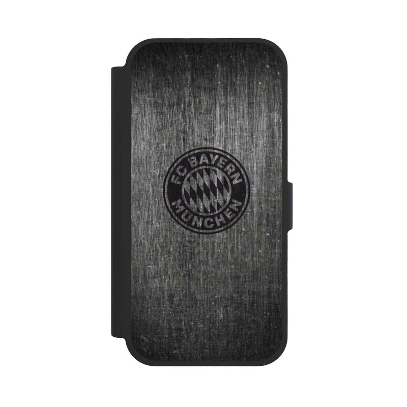 iPhone 17 NIVOflip Metalllook FCB Logo einfarbig