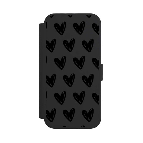Apple iPhone 17 NIVOflip Herzen Schwarz ohne Hintergrund